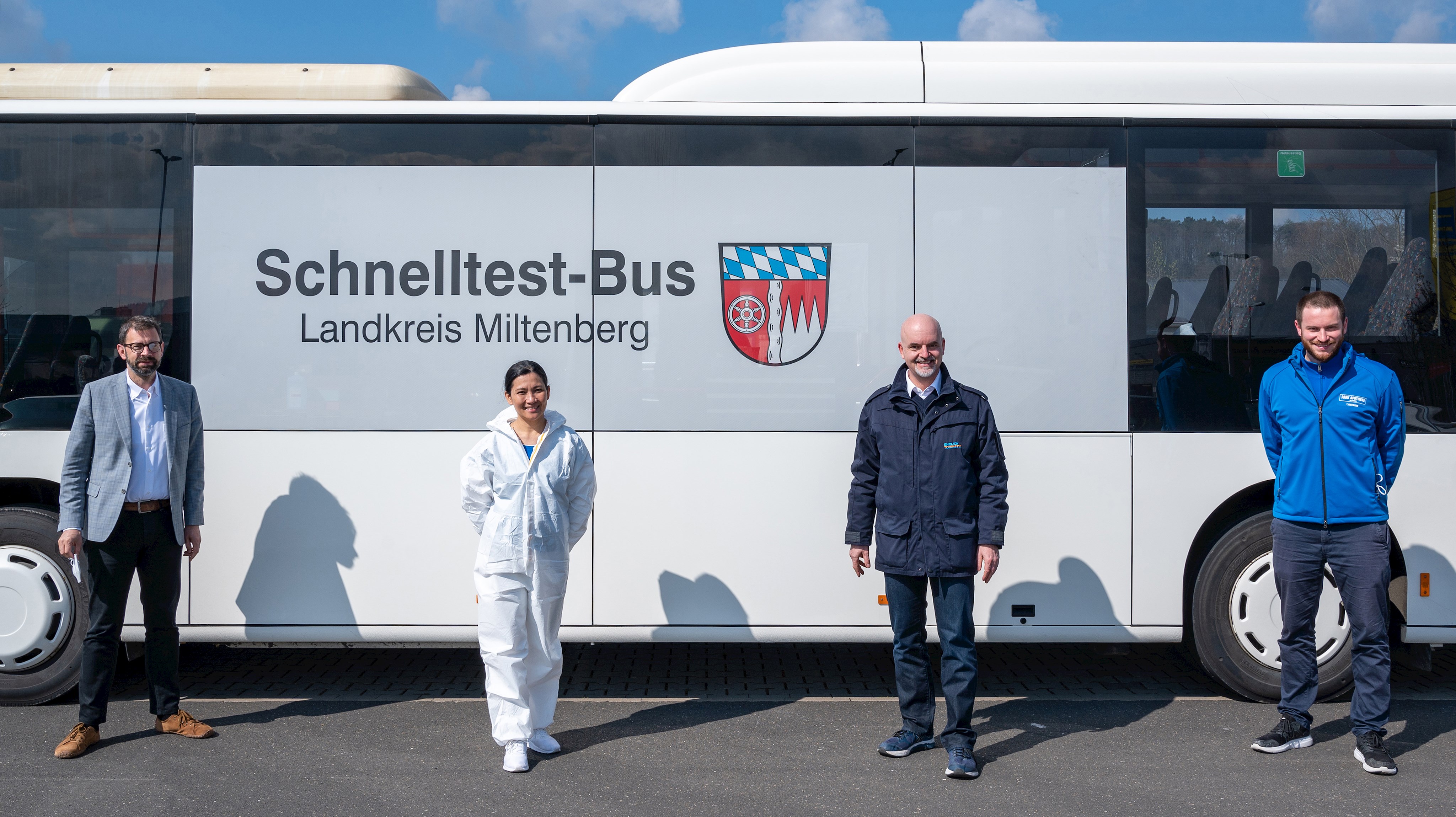 Landkreis startet Schnelltestbus - weitere Terminen und Routen sind in Planung