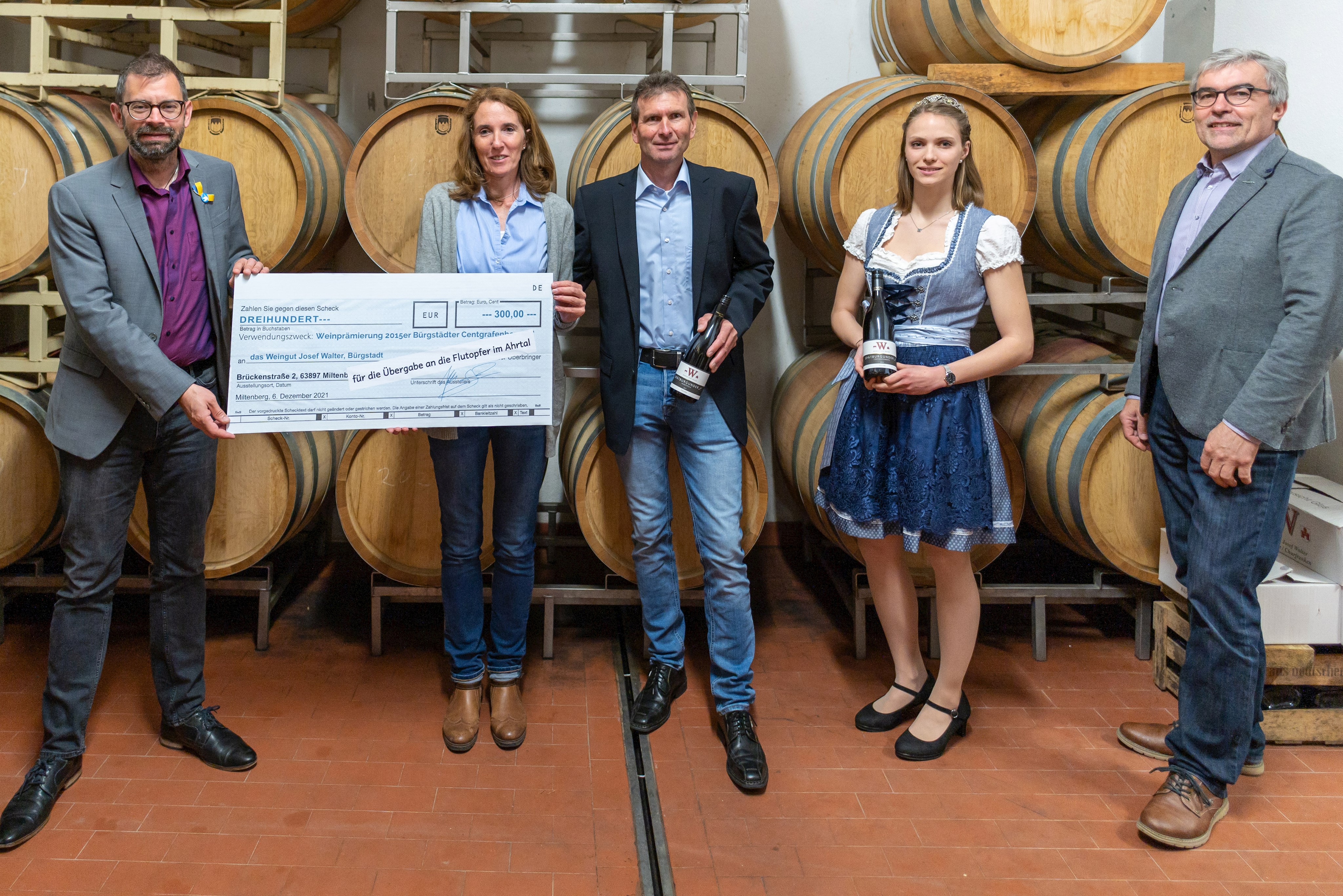 Ehrenpreis des Landkreises für das Weingut Josef Walter